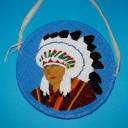 Round Chief's Head Plateau Bag